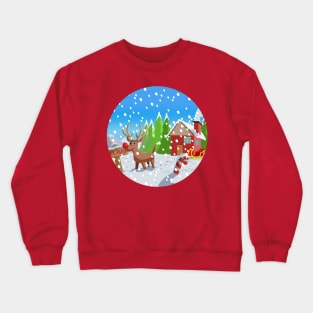 Rudolph and White christmas Crewneck Sweatshirt